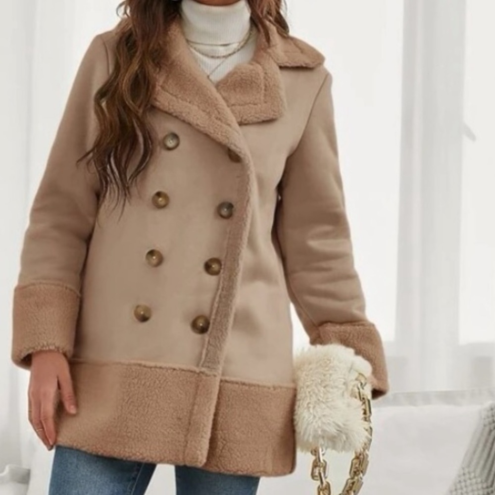 New Sherpa Button Down Jacket